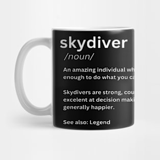 Skydiver Definition Mug